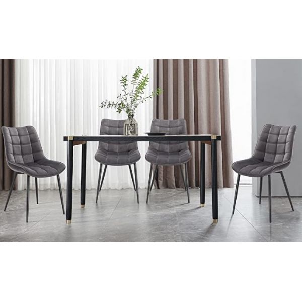 Pack 4 sillas comedor tapizada Innovation Home Furnish Sl.