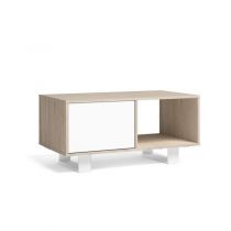 Mesa de centro wind 92x50x45 Roble Blanco Innovation Home Furnish Sl.