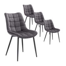 Pack 4 sillas comedor tapizada Innovation Home Furnish Sl.