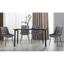 Pack 4 sillas comedor tapizada Innovation Home Furnish Sl.